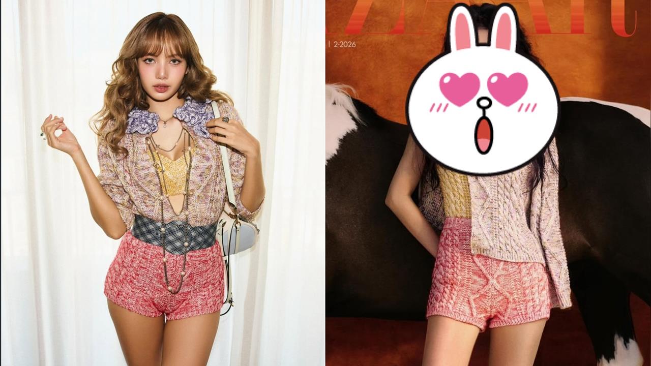 李毓芬穿「粉紅針織裝」造型撞衫Lisa!外貌再進化網看傻:當時康熙美多了