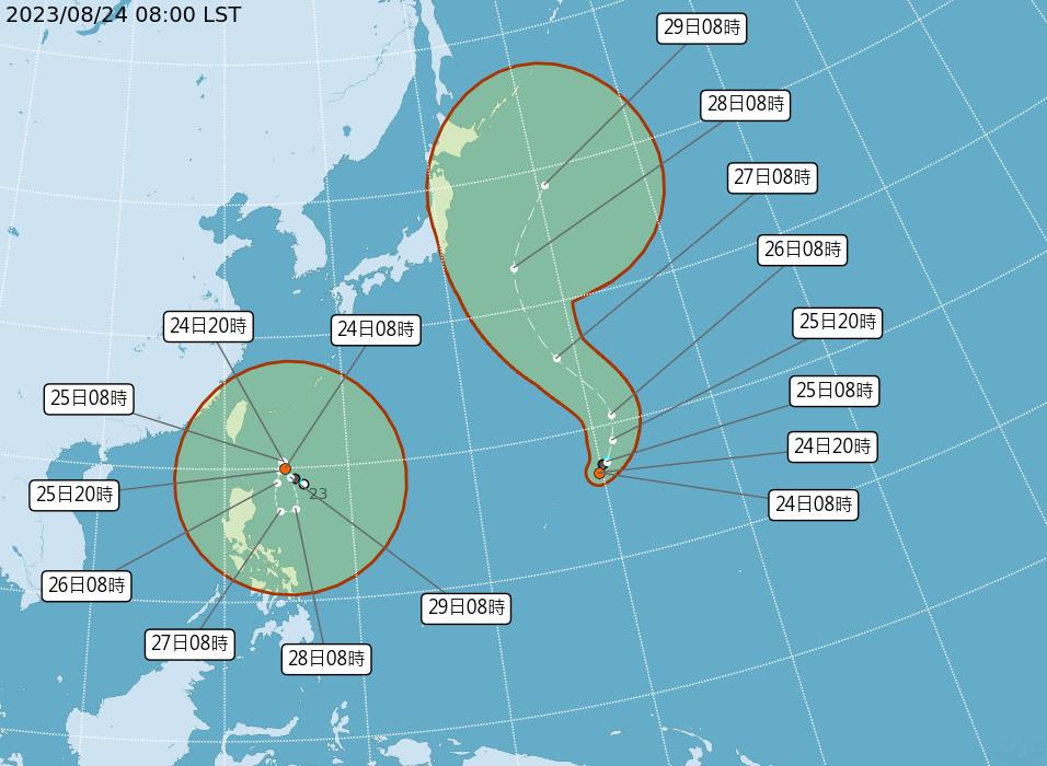 LIVE／「蘇拉」颱風生成了1圖看移動路徑　氣象局最新說明