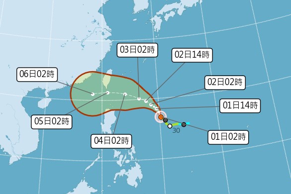 快新聞／小犬颱風持續逼近　預估「這一天」發布海上警報