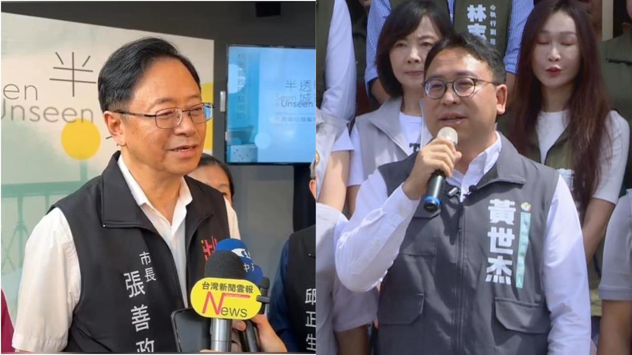 「黃世杰PK張善政」桃園市長選戰支持誰？他狂收63.3%支持度輾壓對手