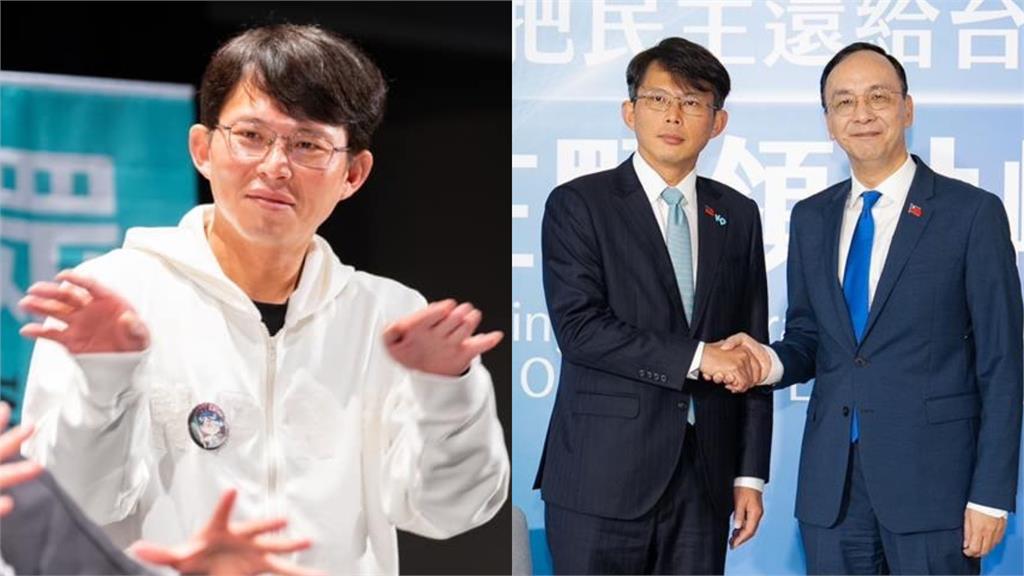 黃國昌別胸章「國旗高於KP」！他親曝「背後深意」慘遭網吐槽：在說什麼？