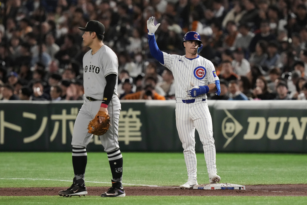 MLB／小熊公布東京開幕戰26人名單　頭號新秀入列將鎮守三壘大關