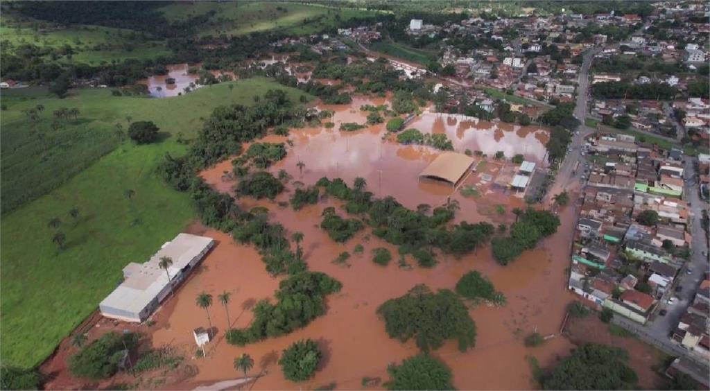 巴西東南部連日暴雨　洪水土石流災情慘