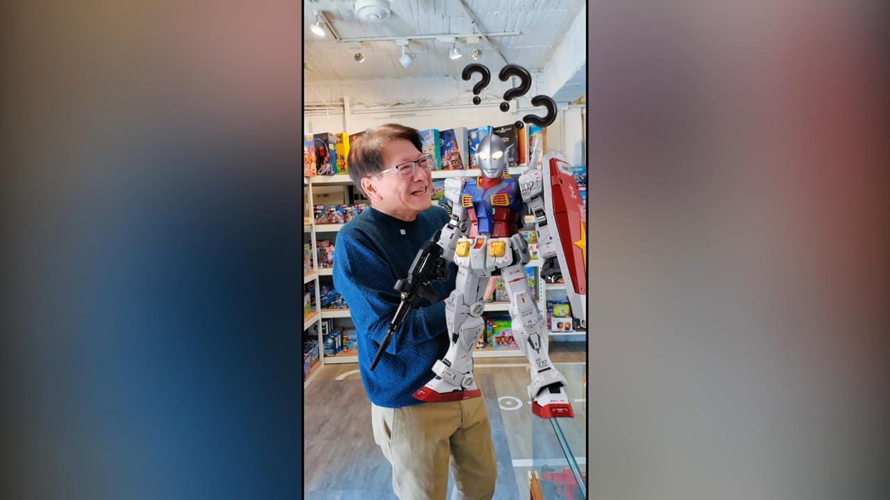 小漏氣！潘孟安買玩具送姪兒　錯認鋼彈忘帶錢包「這招」解危