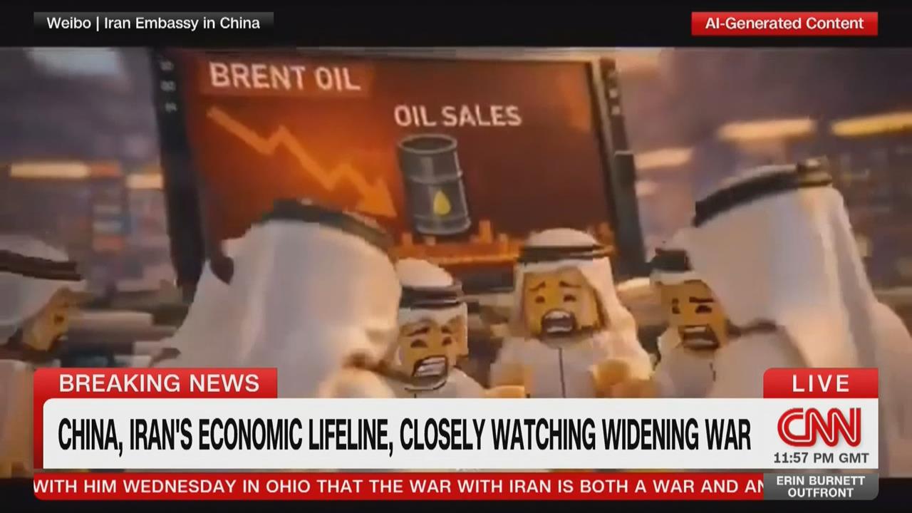 伊朗密運中國逾1千萬桶原油　微博瘋傳AI諷川影片