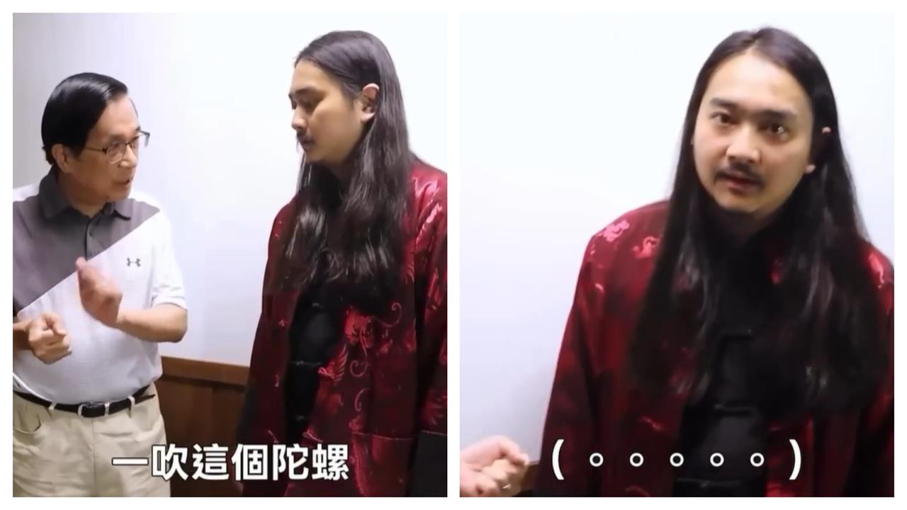 阿扁跟風玩「戰鬥陀螺」挑戰幻術大仙！超狂結局網笑翻：被75歲阿北耍了