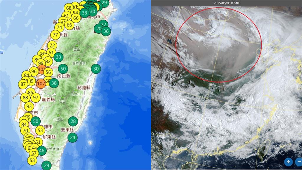 今年沙塵暴特別頻繁！鄭明典曬「1圖」揭傳播路徑：平流層暖變的連帶影響