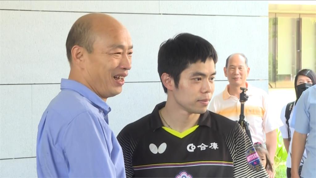 莊智淵成高雄4月觀光代言人 與韓國瑜對戰桌球