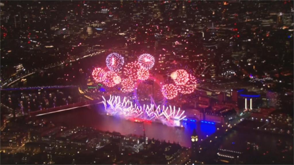 歐洲各國陸續迎接2025年　璀璨煙火秀大比拚