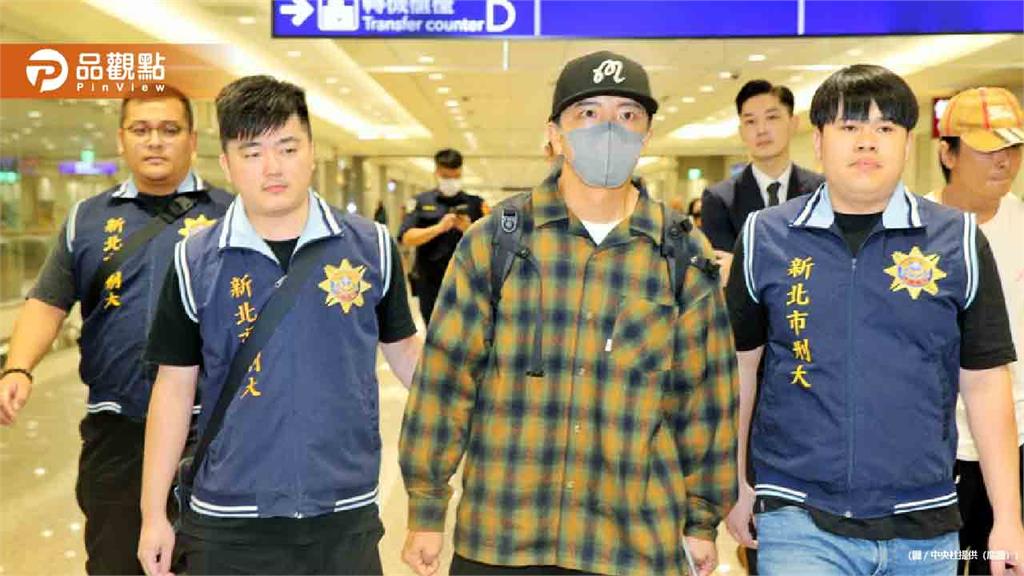 坤達閃兵返台被銬！「KID結巴求救」畫面曝光