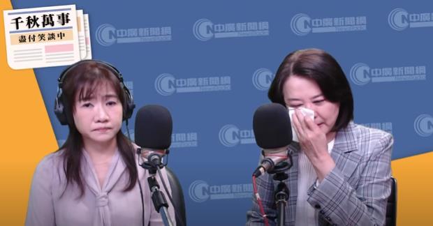 快新聞／王鴻薇哭了！上節目淚控罷綠被追殺　哽咽稱「太過份了」