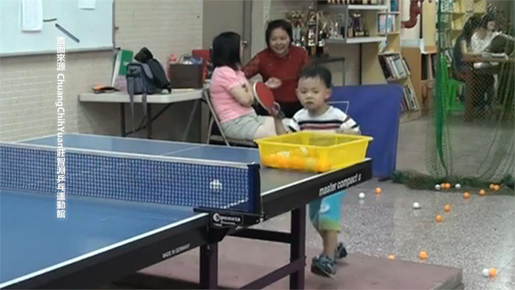 與師父莊智淵一起進軍奧運　高承睿4歲練球畫面曝光