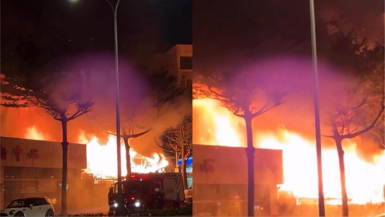 最新/台北3級火警!中正區民宅全面燃燒 99歲翁一度受困