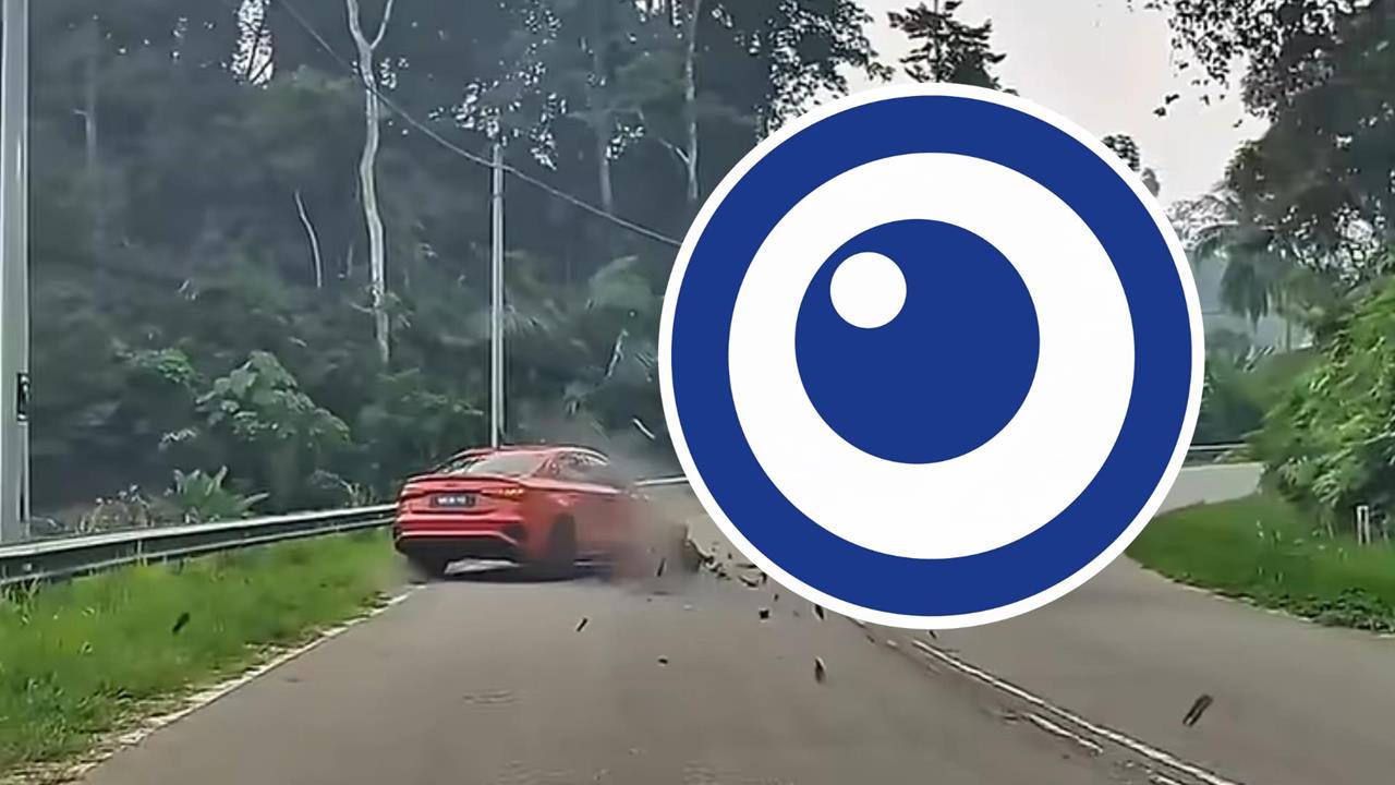 重機過彎失控撞上對向來車!騎士撞飛瞬間「空中轉體2圈半」驚悚畫面曝光