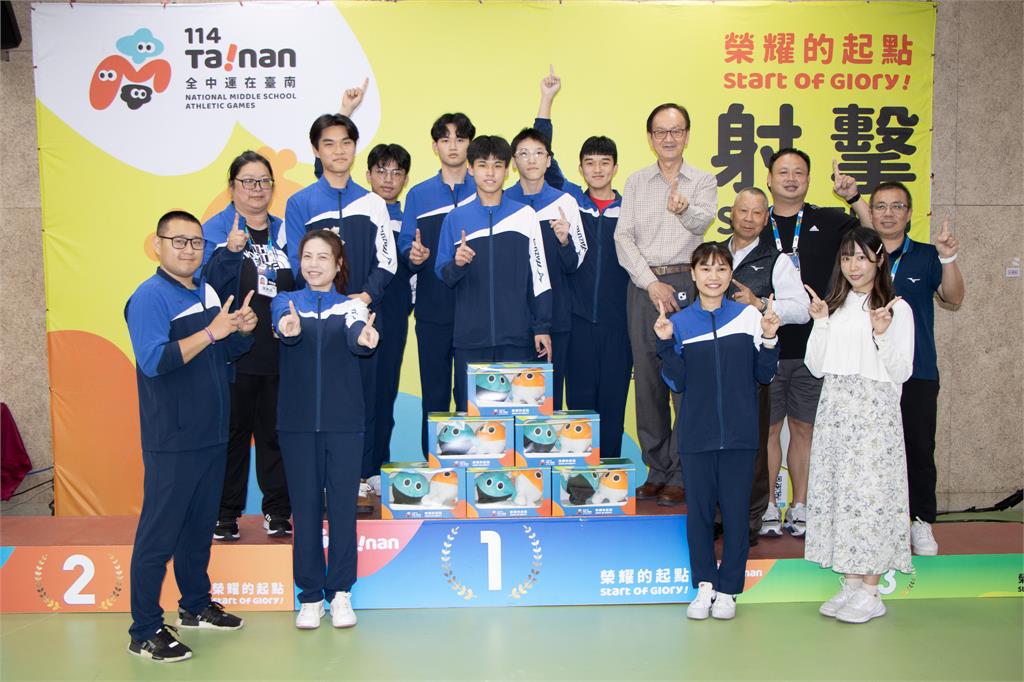 《全中運》南崁高中空氣步槍團體破大會紀錄奪　林宥琪最後一發逆轉奪金