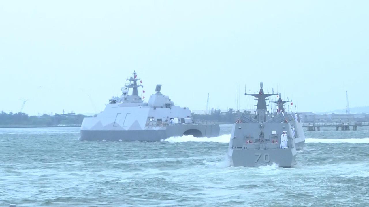 丹江軍艦成軍加入戰鬥序列　賴總統：國艦國造實踐和平