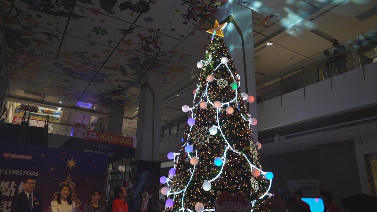 超浪漫！竹北百貨週年慶將開跑　首度打造7公尺高聖誕樹