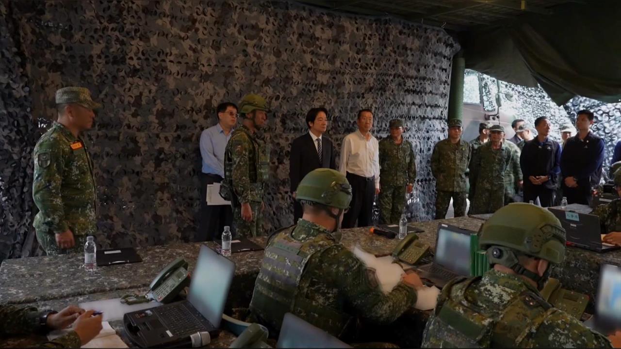 雲林視察陸勝1號操演 賴總統:反併吞才能確保台海和平