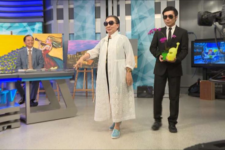 張花冠送賴揆「蛋蛋的力量」 原因是這個
