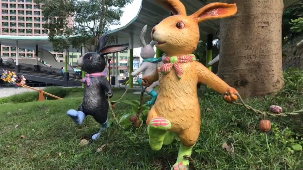 宜蘭又有新景點！礁溪轉運站至溫泉公園又新設29個「幾米兔子裝置藝術」