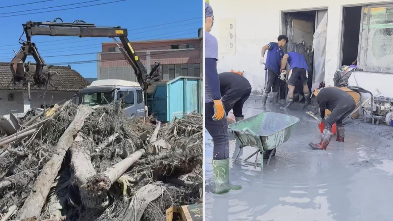 從早忙到晚! 阿陶莫部落"泥沙如山" 僅1青年獨自清運