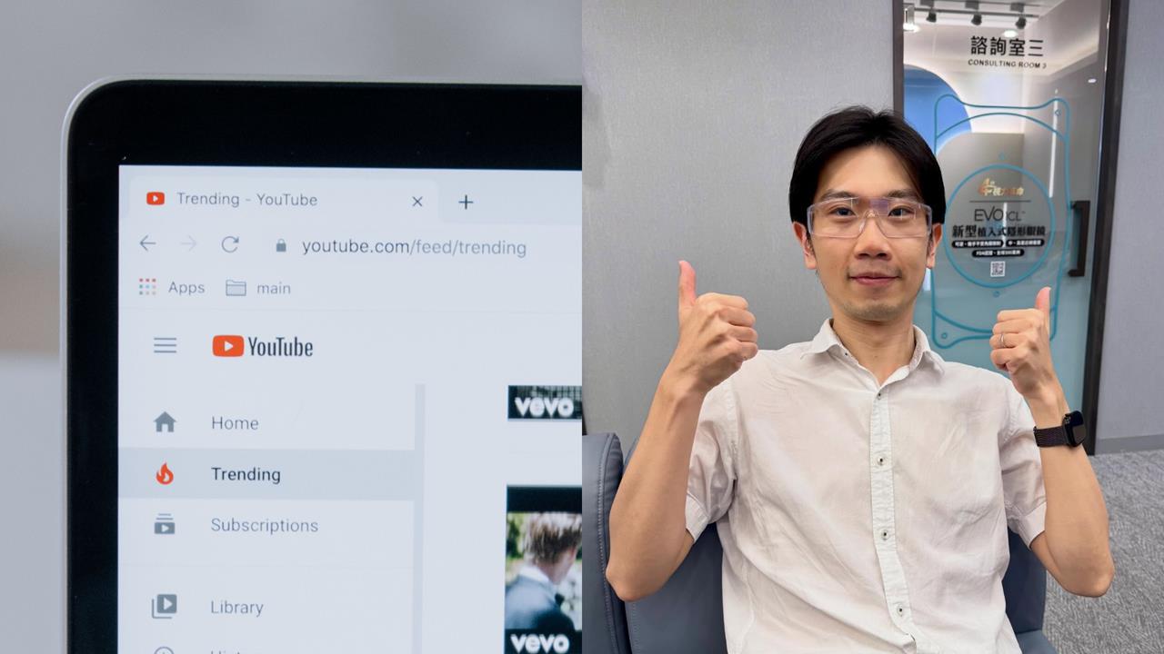 89萬訂閱也難撐！網紅醫師蒼藍鴿曝「2大原因」勸退新人全職YTR念頭