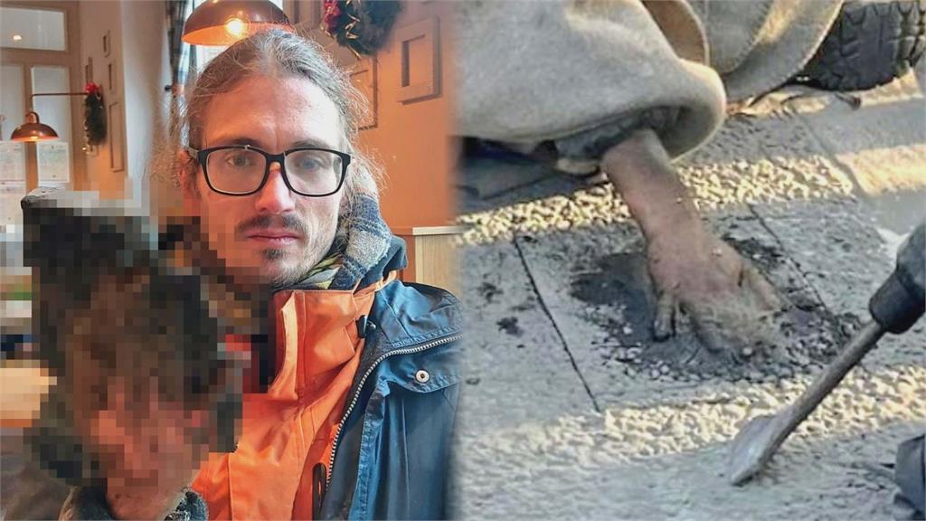 麥擱亂！德環團「手塗強力膠黏柏油路」癱瘓交通　警出動電鑽連根拔起