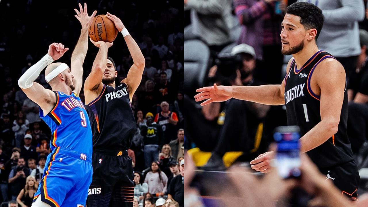 NBA(影)/「布克思議」!太陽一哥「書生」準絕殺奪雷霆命!賽後受訪霸氣吐心聲