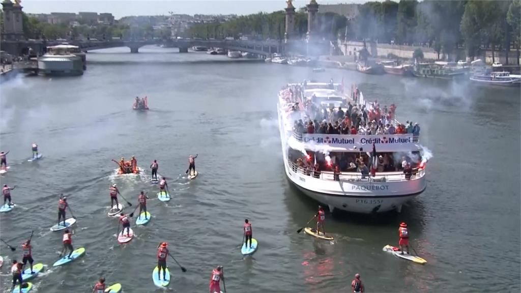 熱浪襲法國 巴黎市民照常白天戶外運動