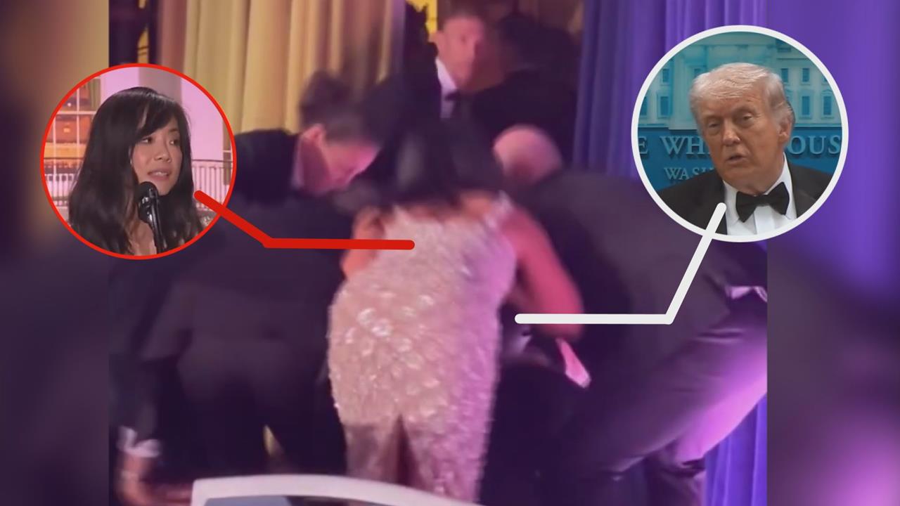 晚宴傳槍響「川普踉蹌逃生」　中裔女記者疑從後推擠網熱議