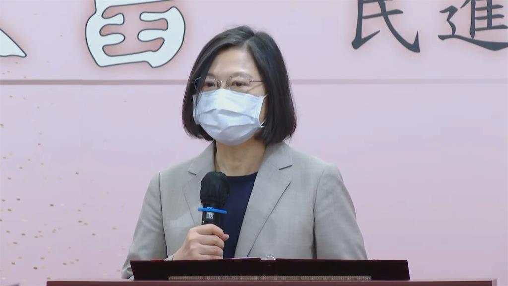 快新聞／民進黨創黨35周年　蔡英文盼：帶領台灣走向更尊嚴、自主的方向