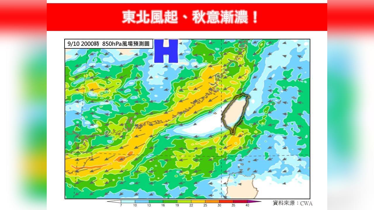 快新聞／秋意漸濃！東北季風本週三報到　專家曝「最涼時間點」