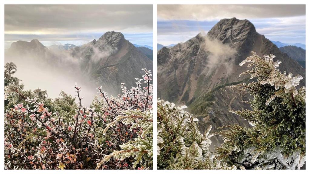 玉山零下2度「冰封絕景」掀追雪潮！玉管處喊3注意事項