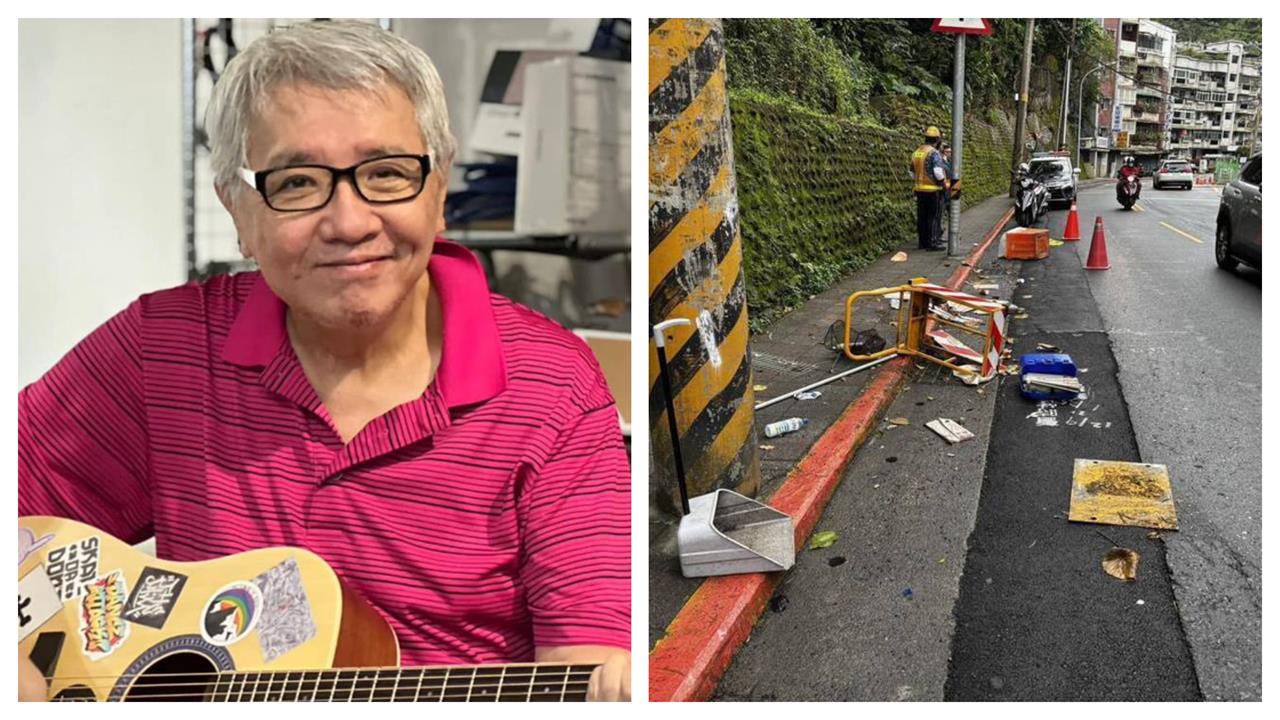 最新/資深民歌手王夢麟爆酒駕「撞燈桿又撞爛清潔隊推車」 下場出爐了