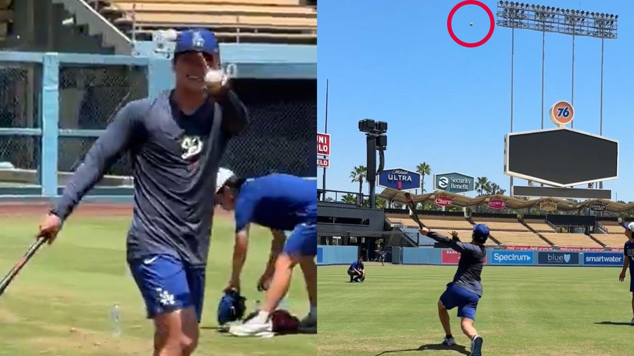 MLB(影)／山本由伸「開轟」！二刀流一棒過大牆　球迷嗨喊：大谷翔平有對手了