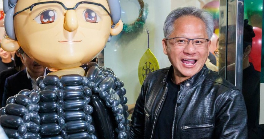 快閃台灣拜訪「他」　黃仁勳談Google晶片：輝達難取代