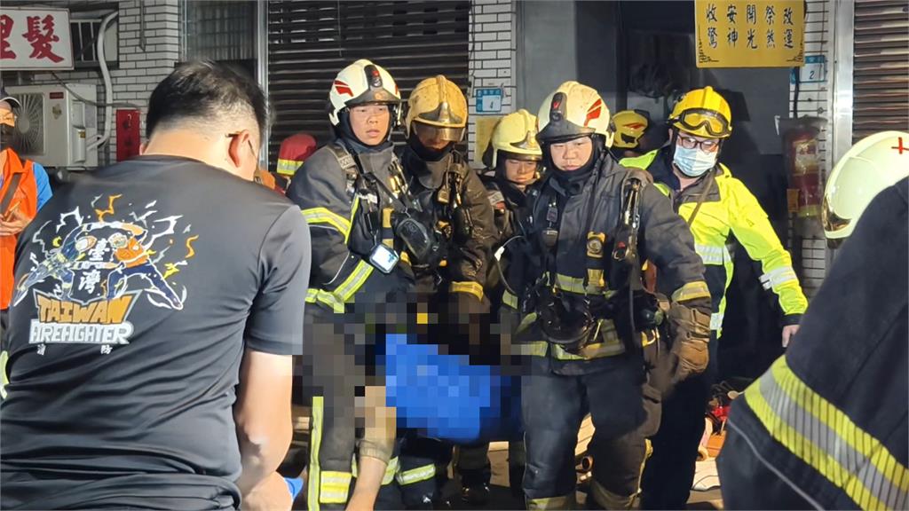 暗夜惡火！中和頂加套房火警　一男身亡「身上有刀傷」