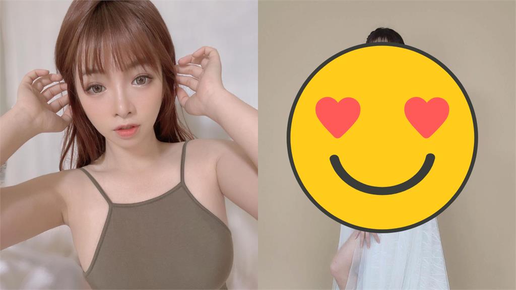 曲曲火辣婚紗照曝光！「深V+開衩」洩白皙美腿　網暴動：嫁給我