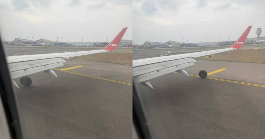 德威航空降落桃機輪胎脫落　10分內3班機喊「Mayday」求救