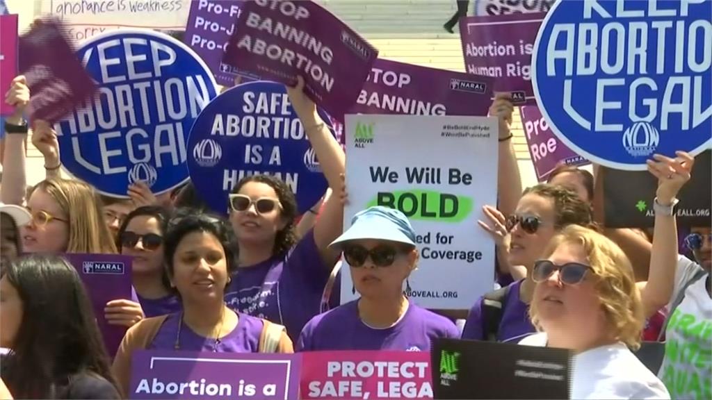 捍衛婦女墮胎權 美國女性走上街頭