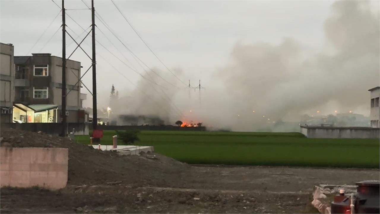 快新聞/下班注意!宜蘭倉庫冒火悶燒 濃煙恐影響行車視線