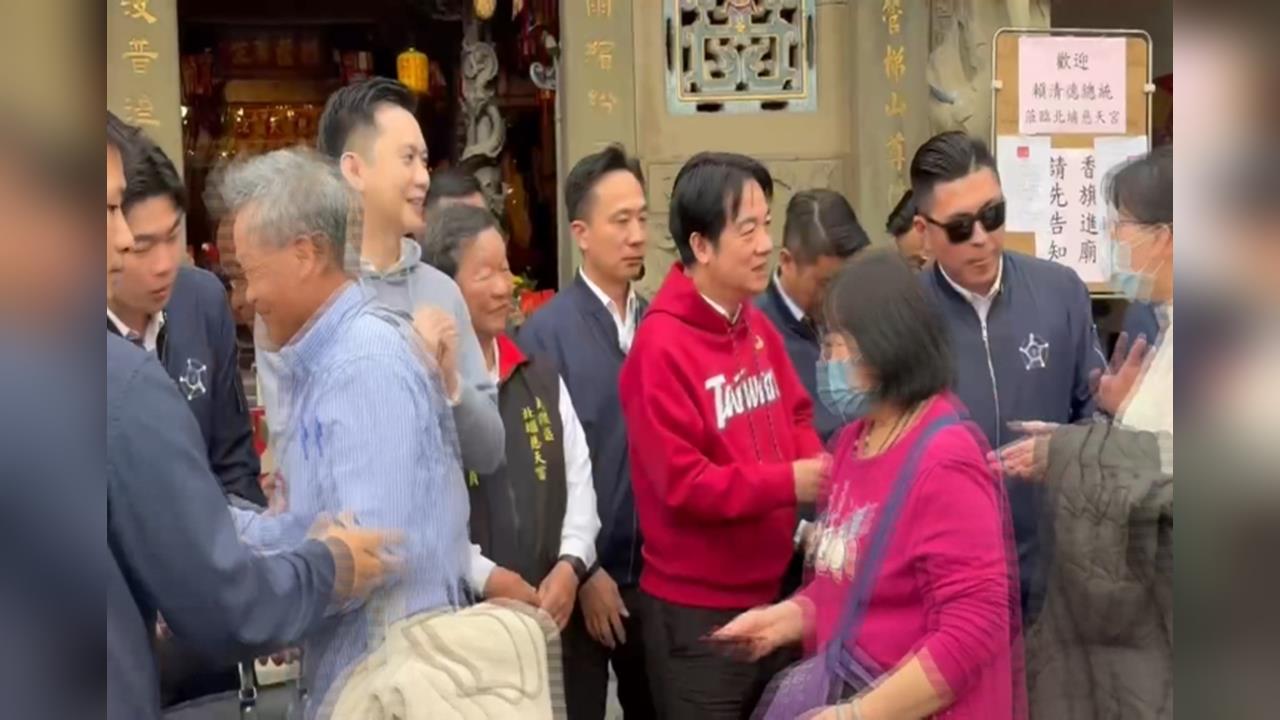 賴總統喊話"竹縣迎新局　竹北市長鄭朝方同框慶生許願