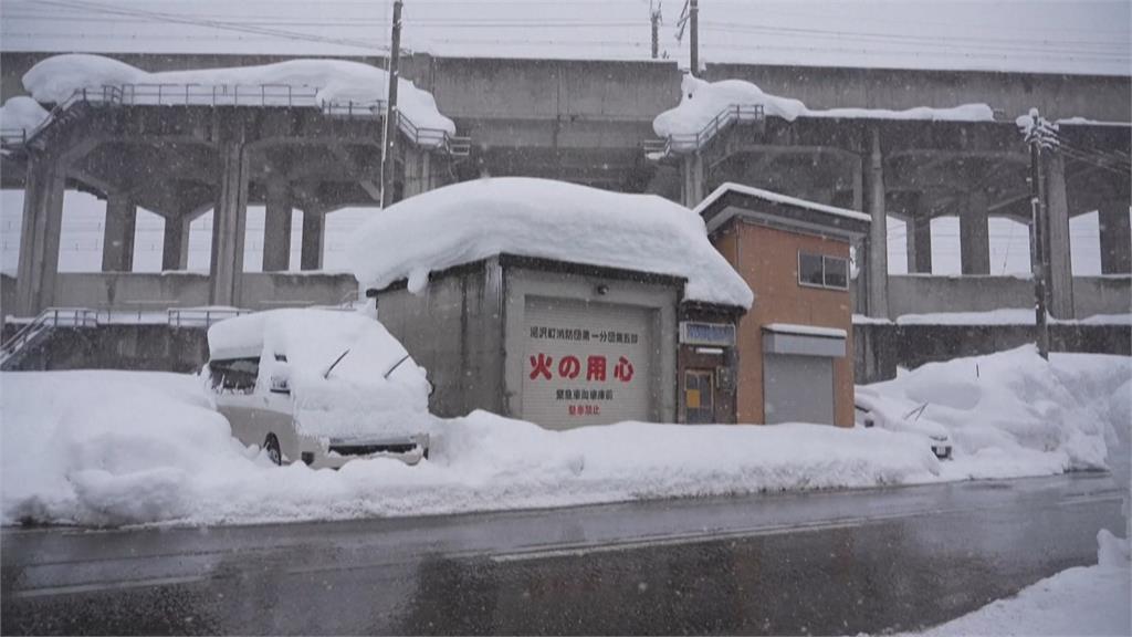 寒流發威日本積雪驚人　湯澤町6小時降19公分雪量