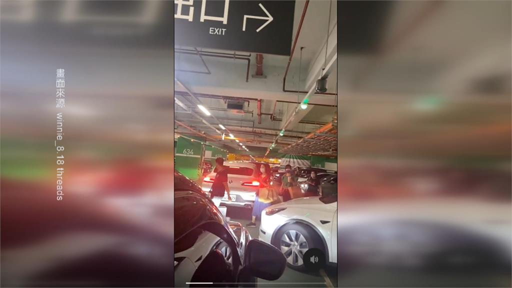 大雨狂灌！義享天地「停車場又塞了」車主慘受困2小時快崩潰