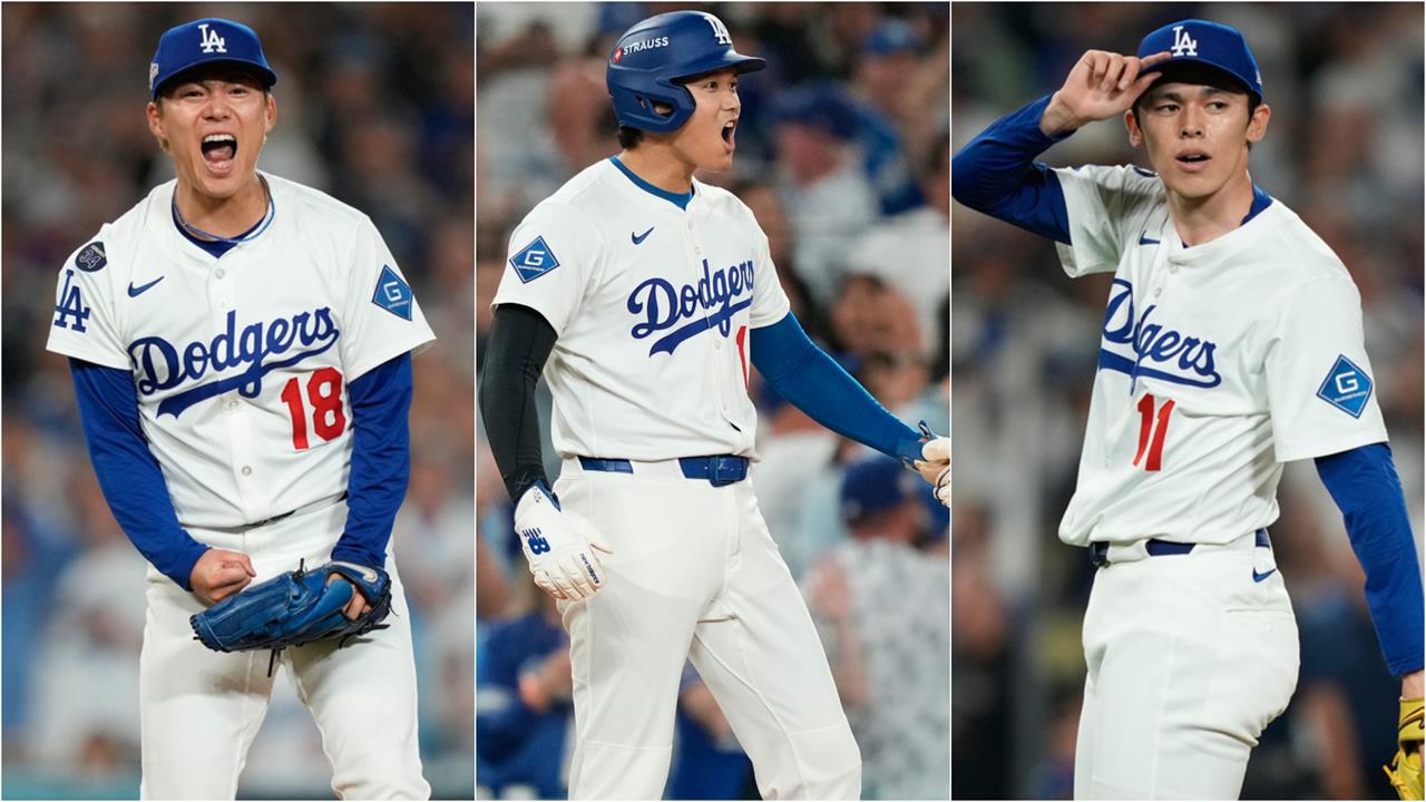 MLB(影)／大谷、山本、朗希夢幻聯動！投打助道奇晉級　「日籍三本柱」懶人包看這