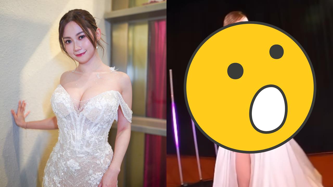 27歲女星紅毯戰袍「中路大開」猛炸麻糬！疑「尺度太大」慈善節目主持遭踢出