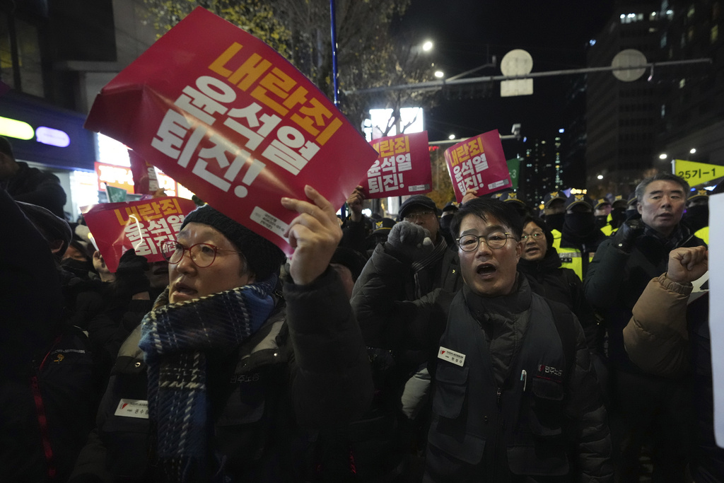 快新聞／首爾民眾上街要求尹錫悅下台　南韓總統府回應了