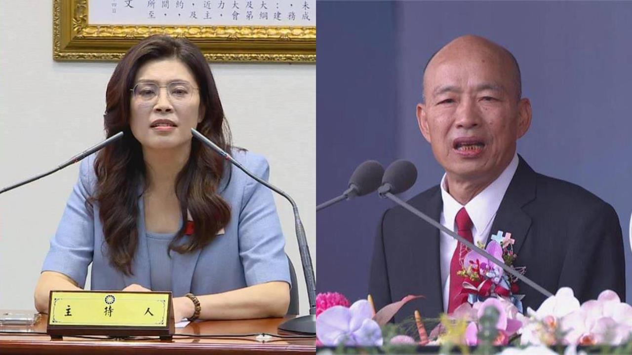 韓國瑜國慶脫稿被罵翻！鄭麗文竟大笑力挺「雙手比讚＋呵呵呵」全網看傻