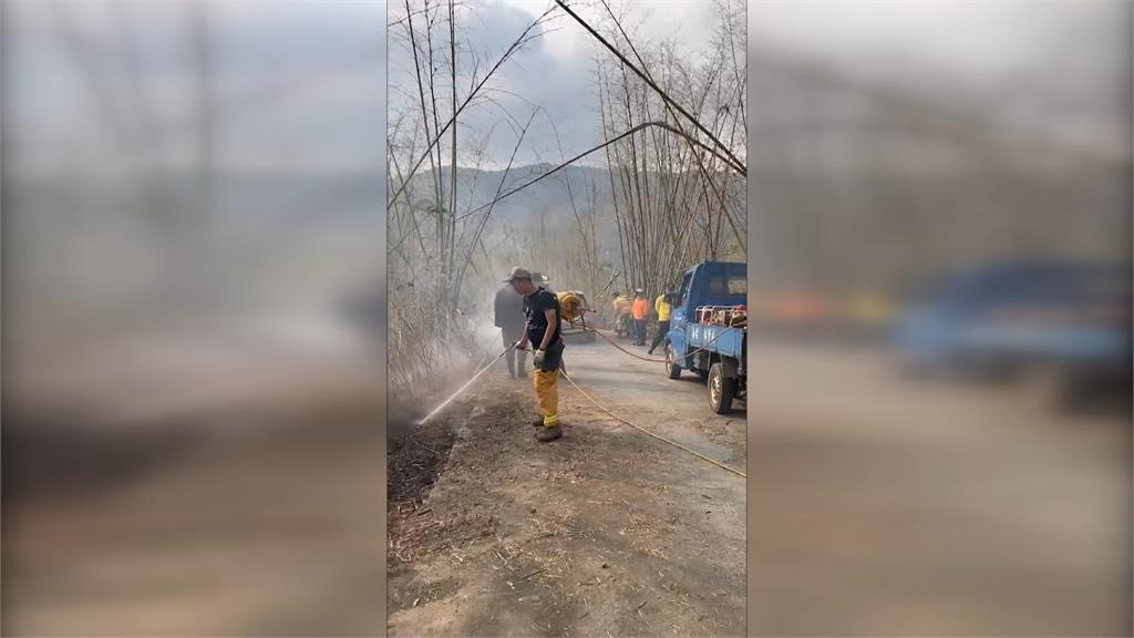 快新聞／高雄內門山林大火燃燒近300公頃　今下午共3戶6人撤離