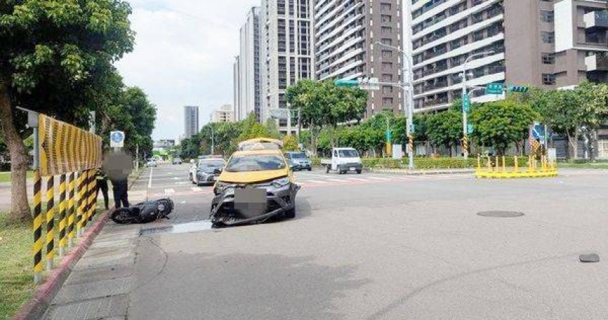 桃園八德驚悚車禍！酒駕男闖紅燈遭撞飛慘死　計程車乘客命危